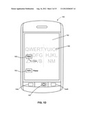 HANDHELD ELECTRONIC DEVICES WITH ALTERNATIVE METHODS FOR TEXT INPUT diagram and image