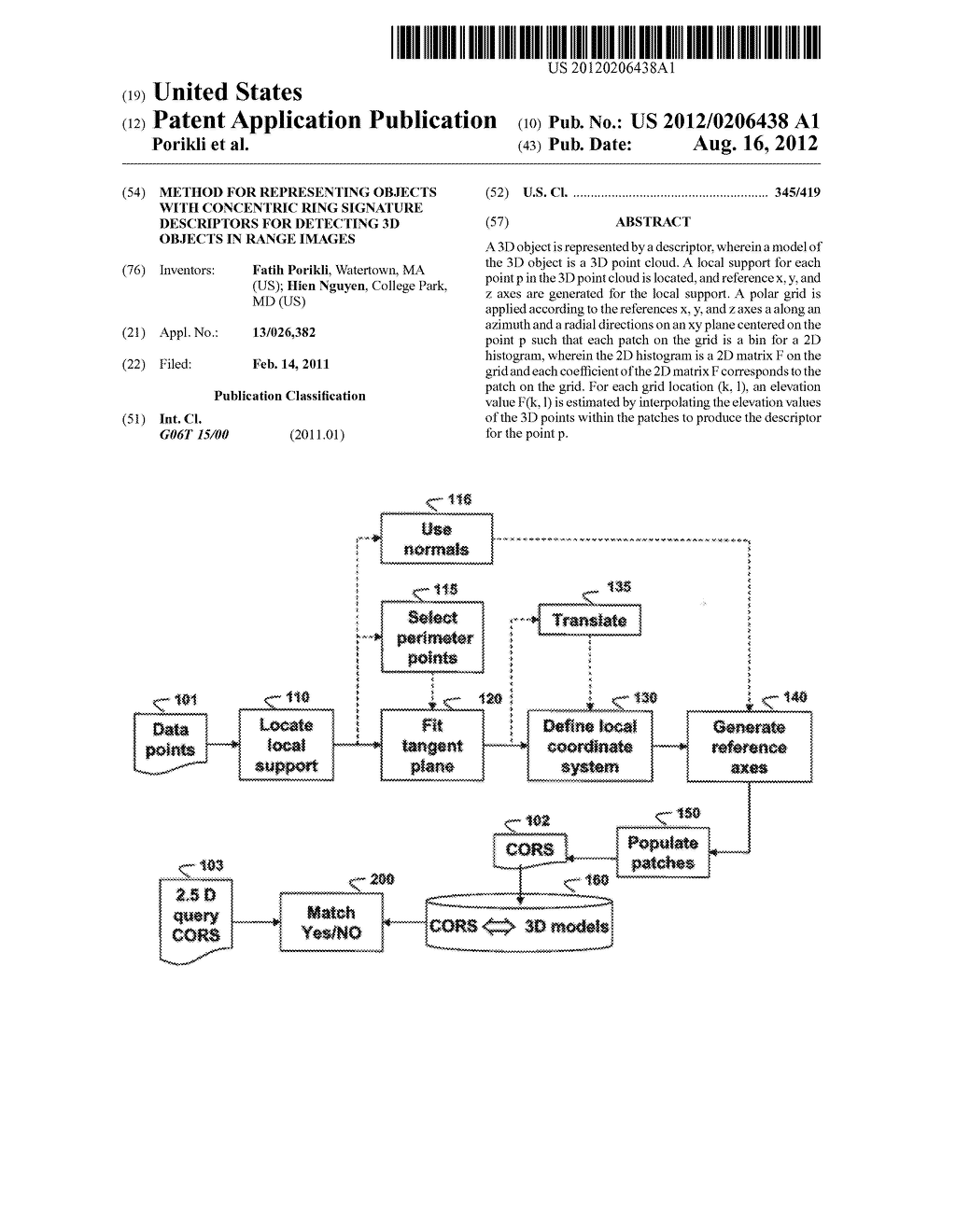 Method for Representing Objects with Concentric Ring Signature Descriptors     for Detecting 3D Objects in Range Images - diagram, schematic, and image 01