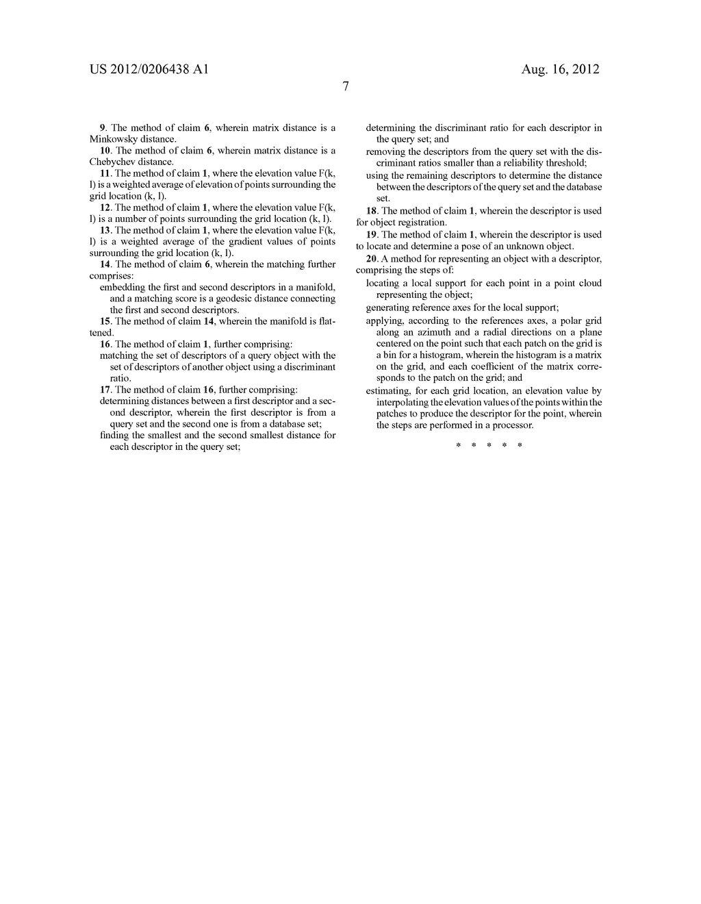 Method for Representing Objects with Concentric Ring Signature Descriptors     for Detecting 3D Objects in Range Images - diagram, schematic, and image 14