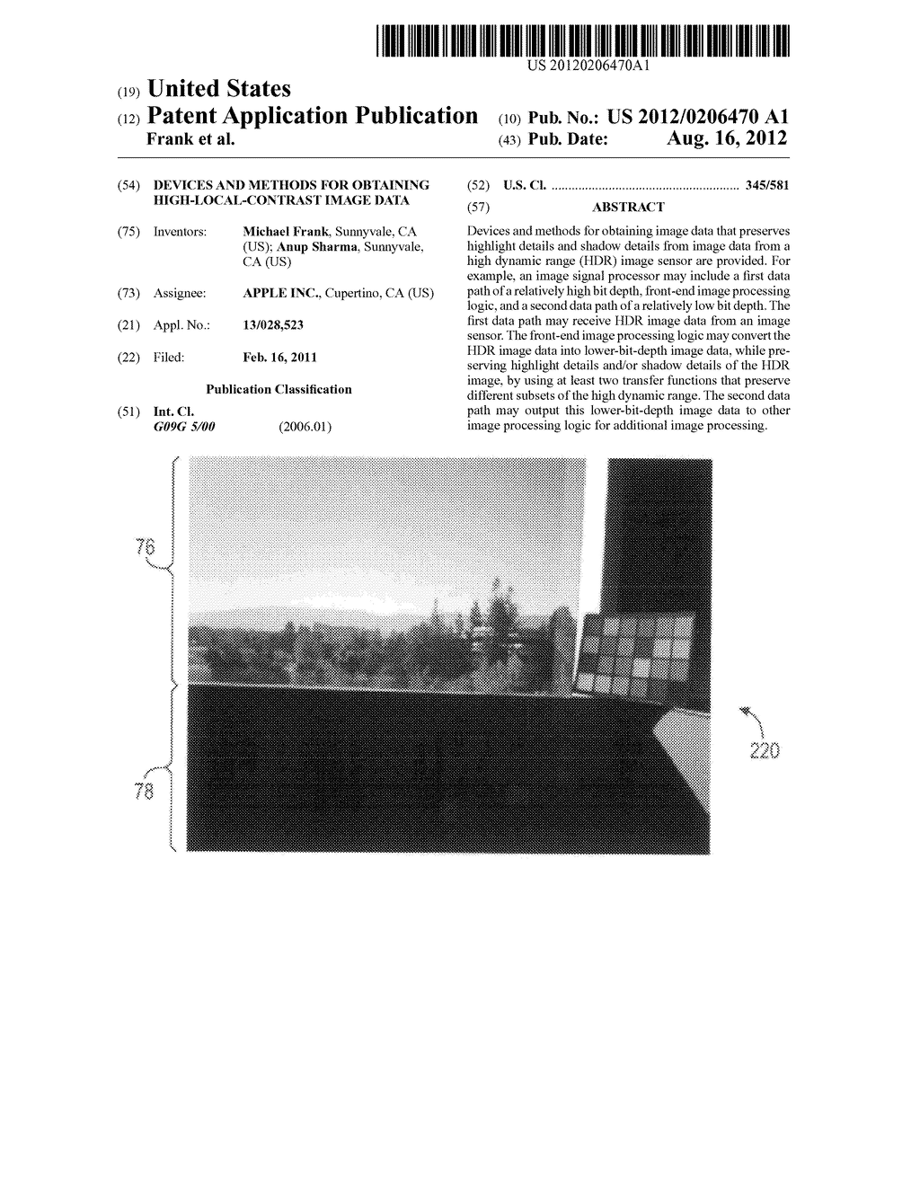 DEVICES AND METHODS FOR OBTAINING HIGH-LOCAL-CONTRAST IMAGE DATA - diagram, schematic, and image 01