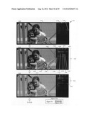 Color waveform diagram and image