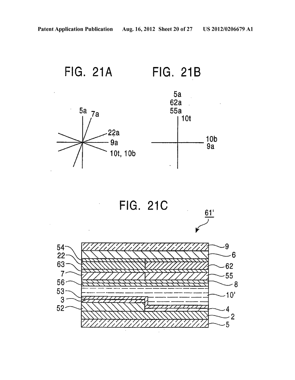 LIQUID CRYSTAL DISPLAY AND METHOD FOR MANUFACTURING THE SAME RELATED     APPLICATION DATA - diagram, schematic, and image 21