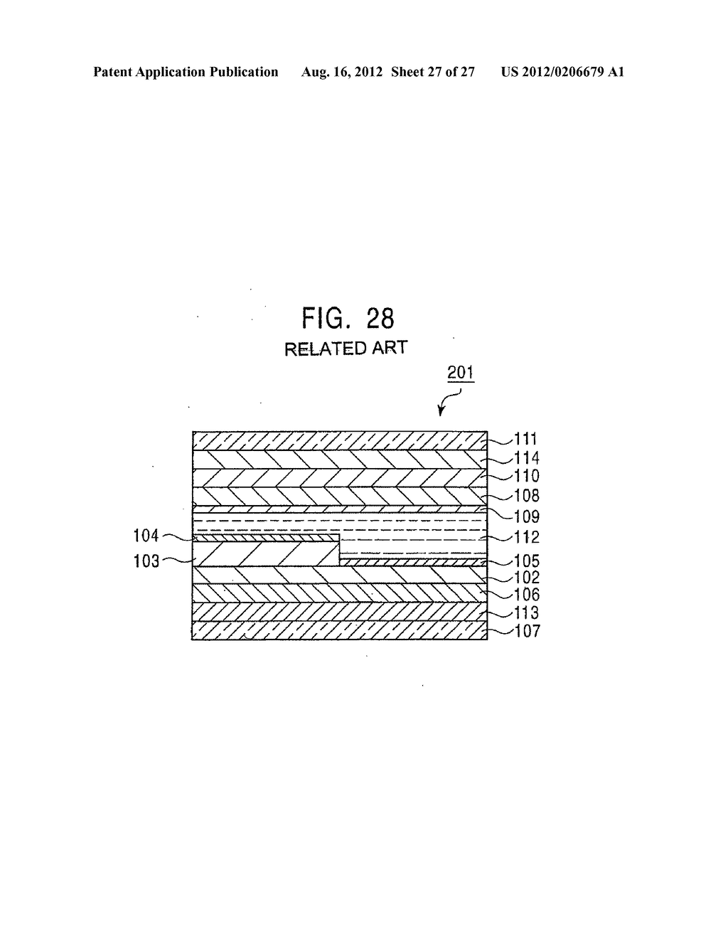 LIQUID CRYSTAL DISPLAY AND METHOD FOR MANUFACTURING THE SAME RELATED     APPLICATION DATA - diagram, schematic, and image 28