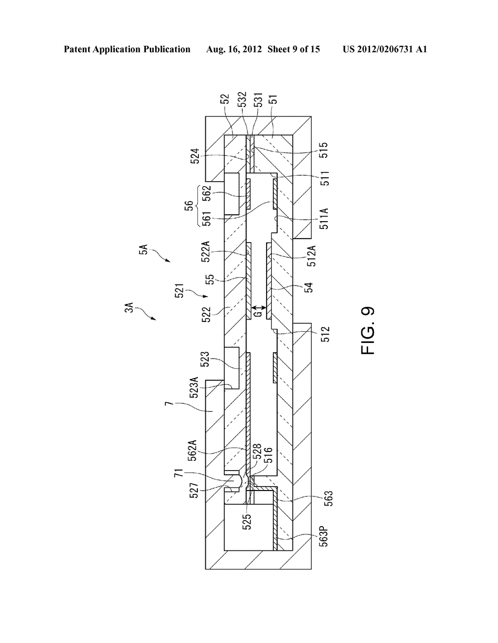 VARIABLE WAVELENGTH INTERFERENCE FILTER, OPTICAL MODULE, AND OPTICAL     ANALYSIS DEVICE - diagram, schematic, and image 10