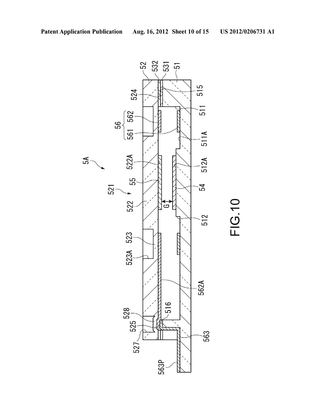 VARIABLE WAVELENGTH INTERFERENCE FILTER, OPTICAL MODULE, AND OPTICAL     ANALYSIS DEVICE - diagram, schematic, and image 11