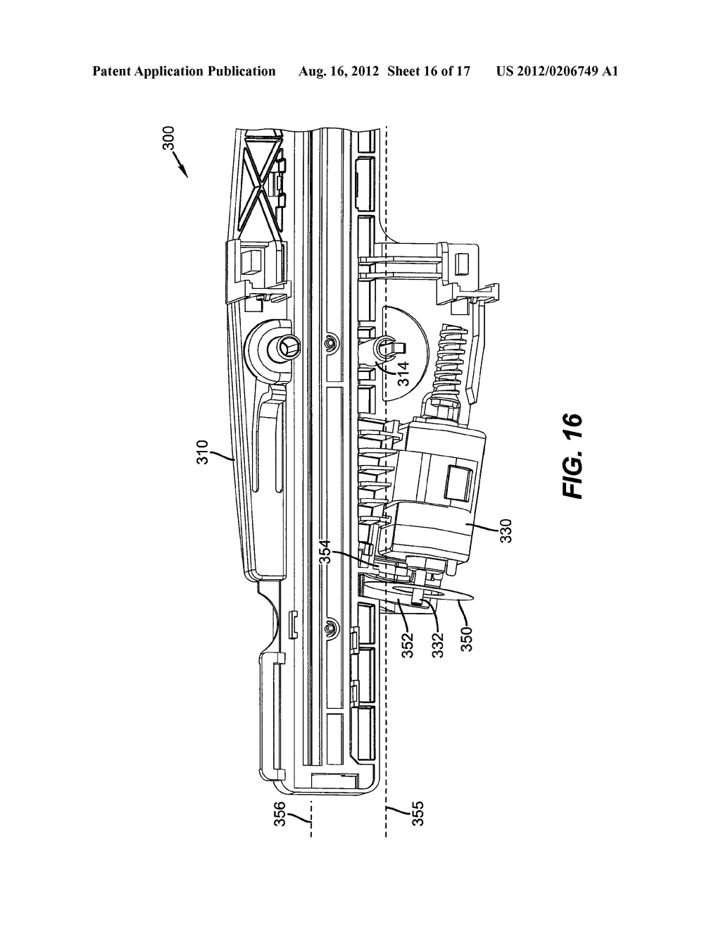 OBLIQUELY MOUNTED MOTOR ON SCAN BAR ASSEMBLY - diagram, schematic, and image 17