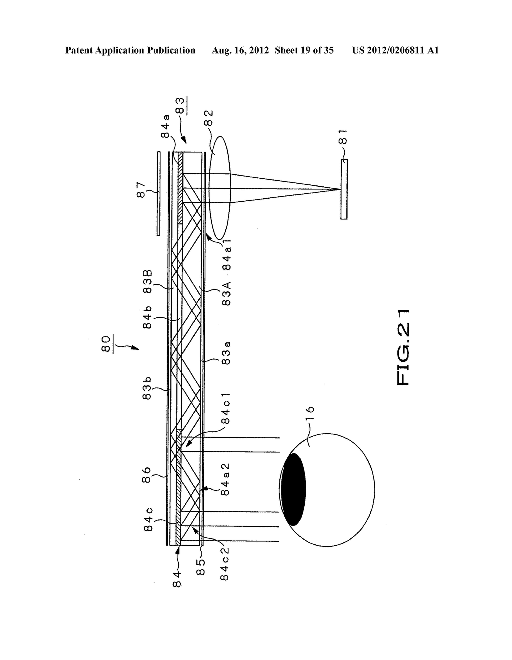 OPTICAL DEVICE, AND VIRTUAL IMAGE DISPLAY DEVICE - diagram, schematic, and image 20