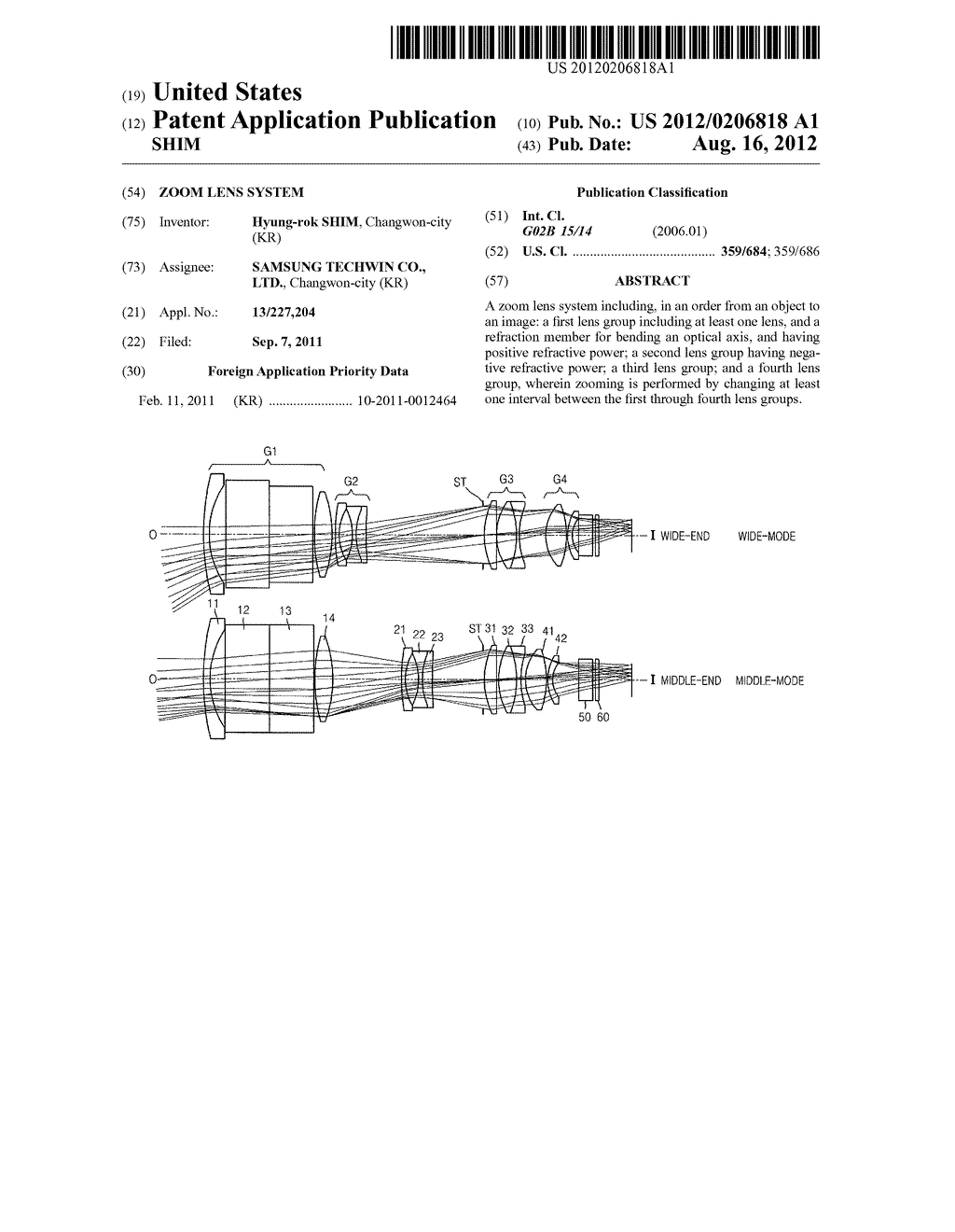 ZOOM LENS SYSTEM - diagram, schematic, and image 01