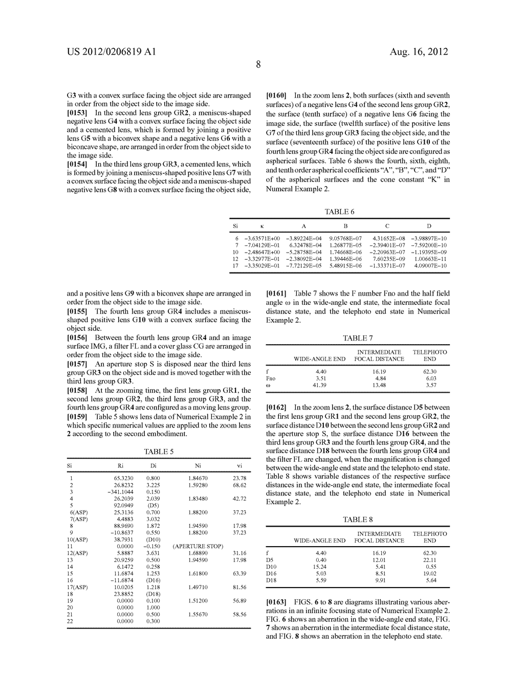 ZOOM LENS AND IMAGING APPARATUS - diagram, schematic, and image 26