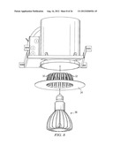 Method and Apparatus for Thermally Effective Removable Trim for Light     Fixture diagram and image