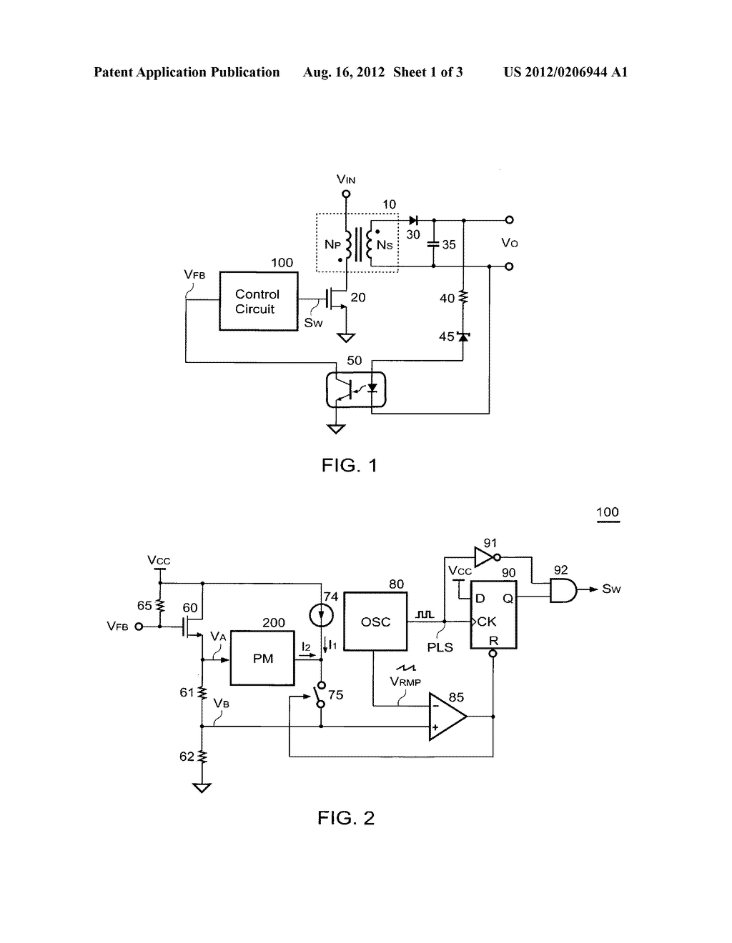 CONTROL CIRCUIT FOR BURST SWITCHING OF POWER CONVERTER AND METHOD THEREOF - diagram, schematic, and image 02