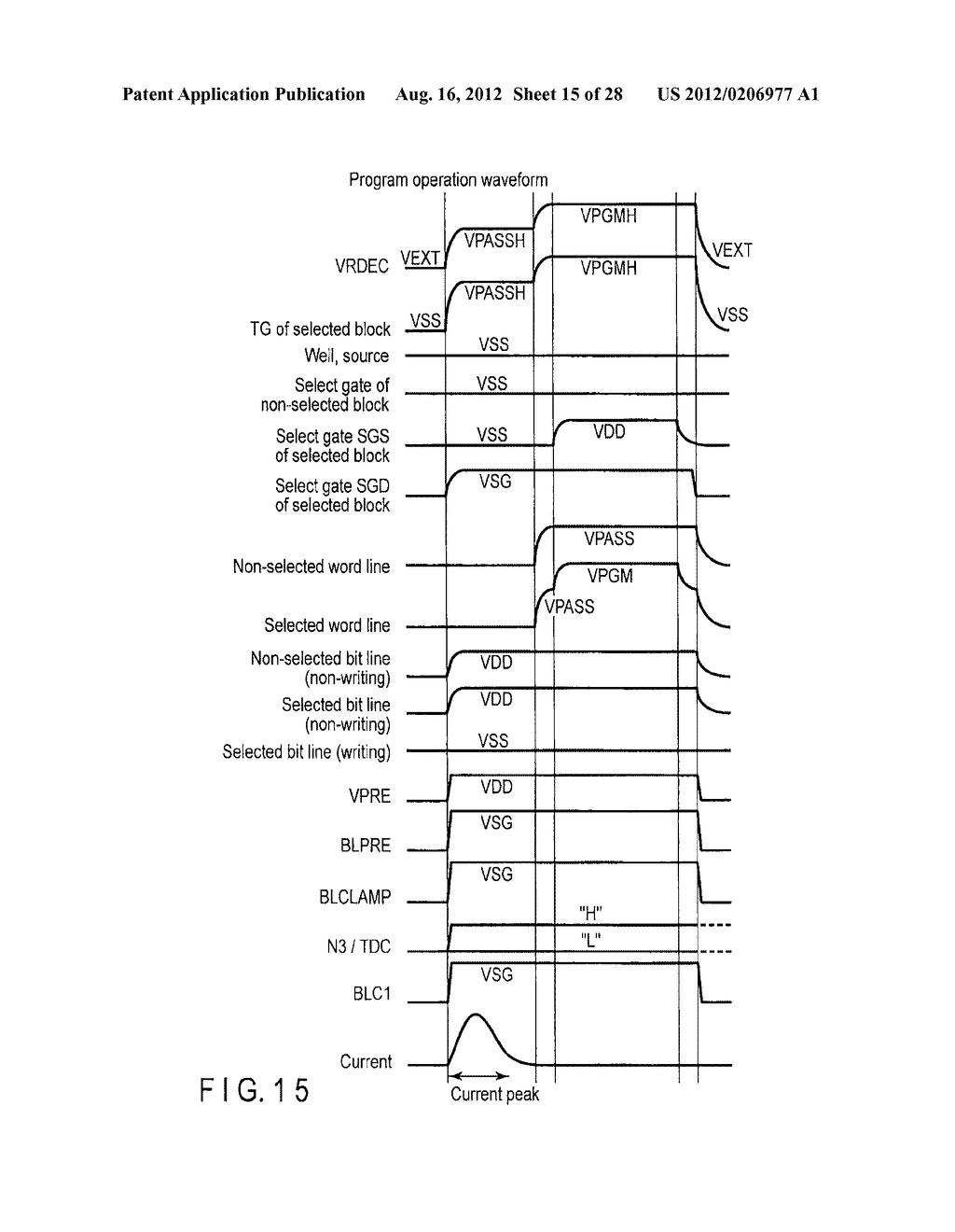 SEMICONDUCTOR MEMORY SYSTEM CAPABLE OF SUPPRESSING CONSUMPTION CURRENT - diagram, schematic, and image 16