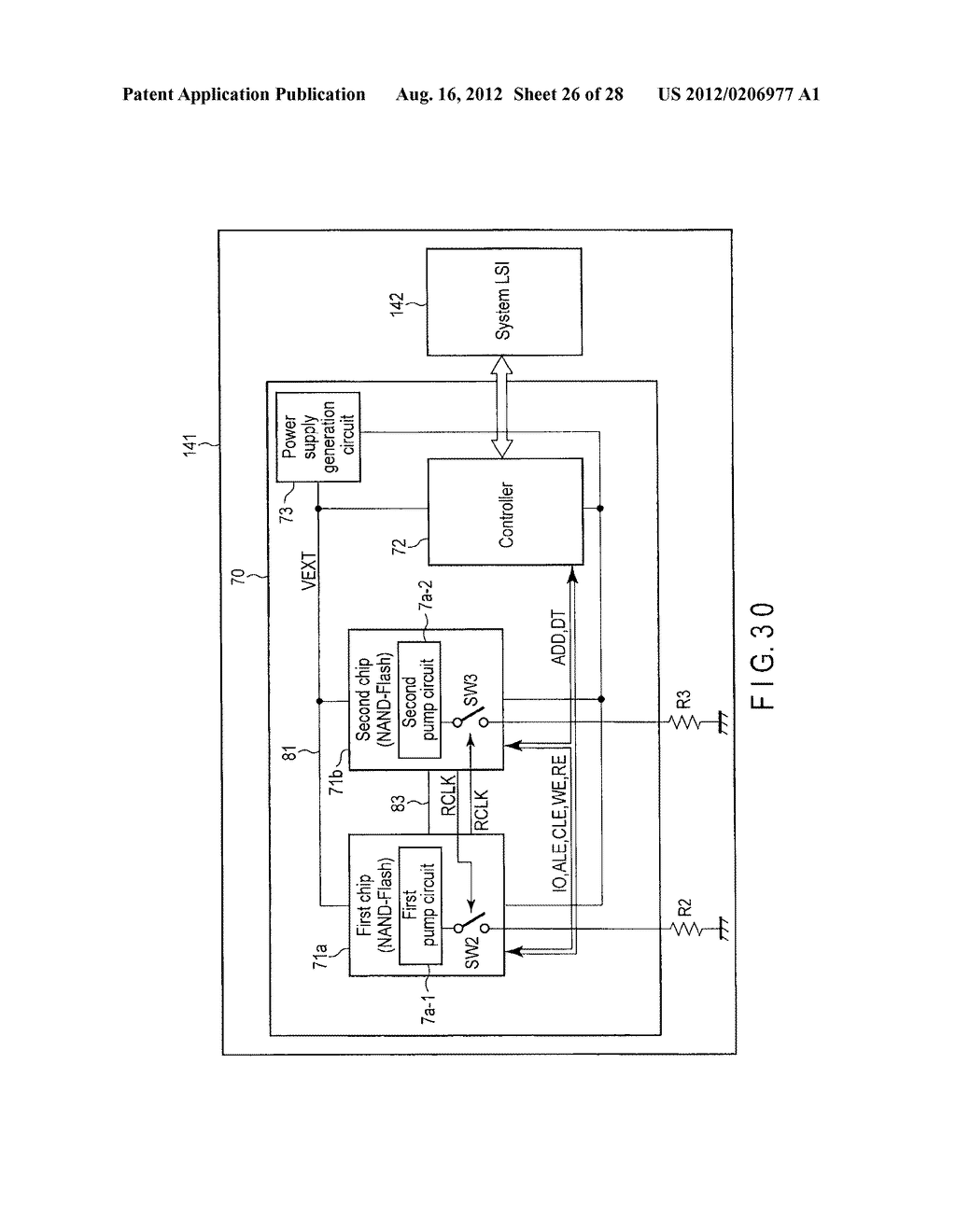 SEMICONDUCTOR MEMORY SYSTEM CAPABLE OF SUPPRESSING CONSUMPTION CURRENT - diagram, schematic, and image 27