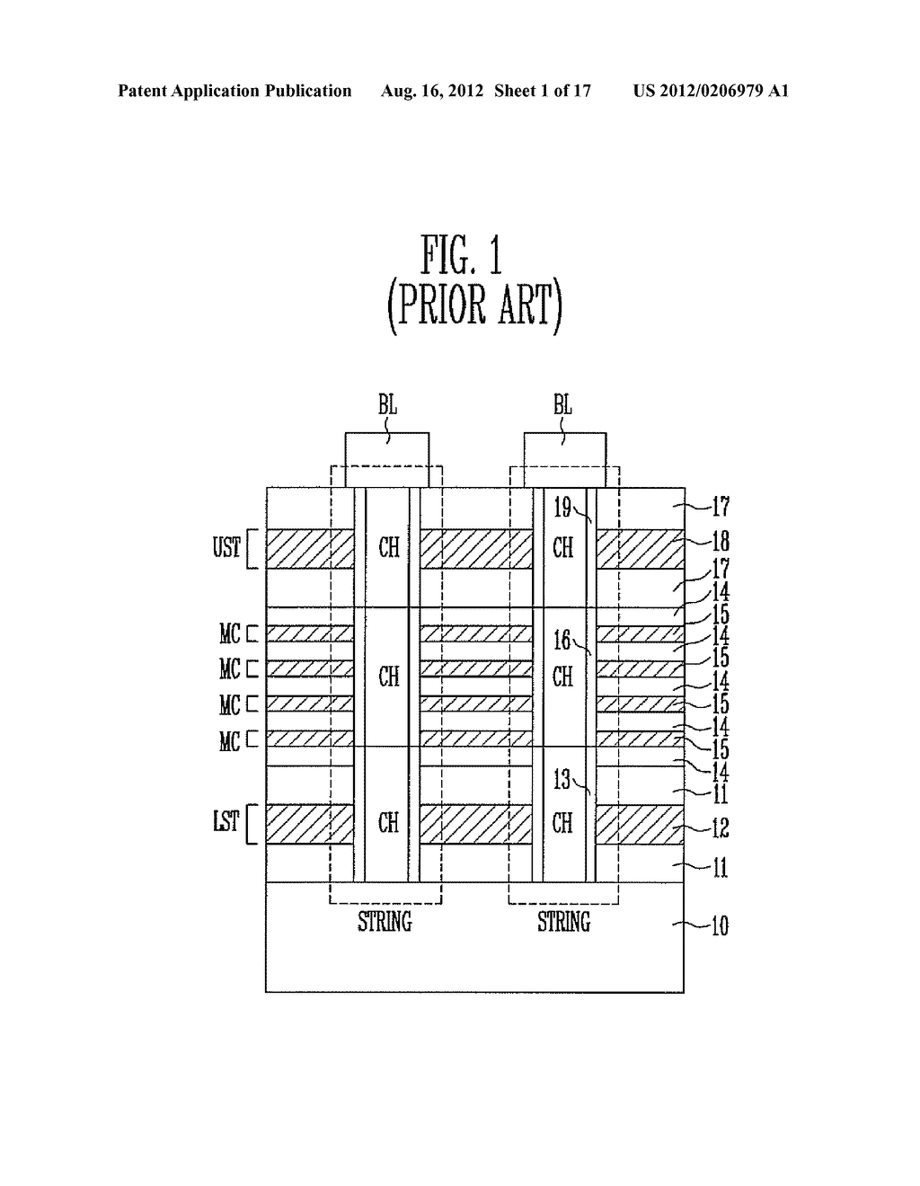 3-D STRUCTURED NON-VOLATILE MEMORY DEVICE AND METHOD OF MANUFACTURING THE     SAME - diagram, schematic, and image 02