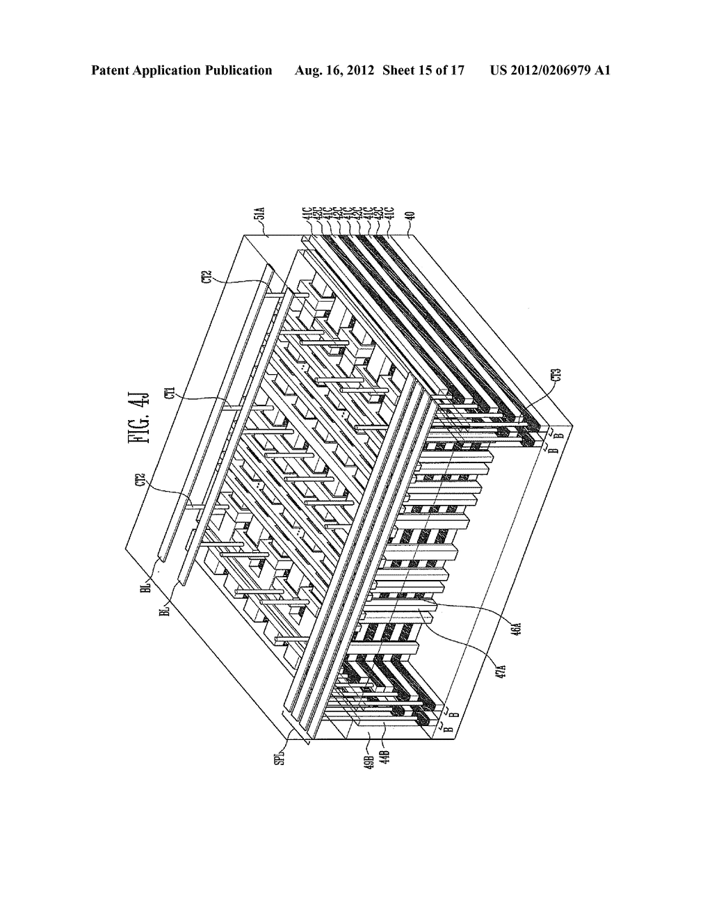 3-D STRUCTURED NON-VOLATILE MEMORY DEVICE AND METHOD OF MANUFACTURING THE     SAME - diagram, schematic, and image 16