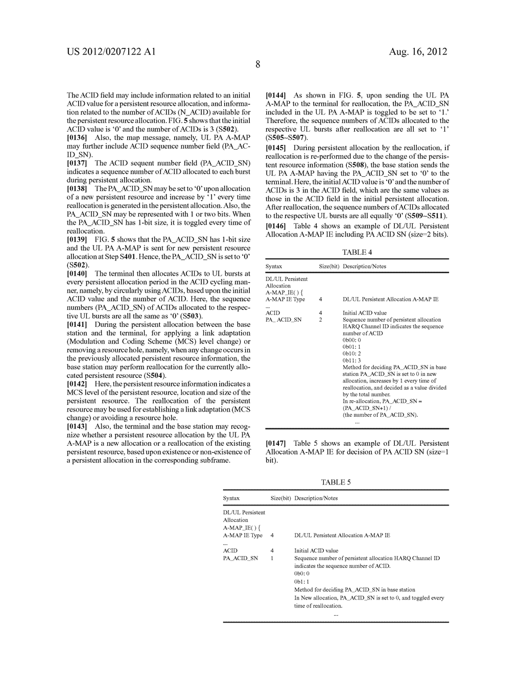 APPARATUS AND METHOD FOR ASSIGNING ACID IN PERSISTENT RESOURCE ALLOCATION - diagram, schematic, and image 13