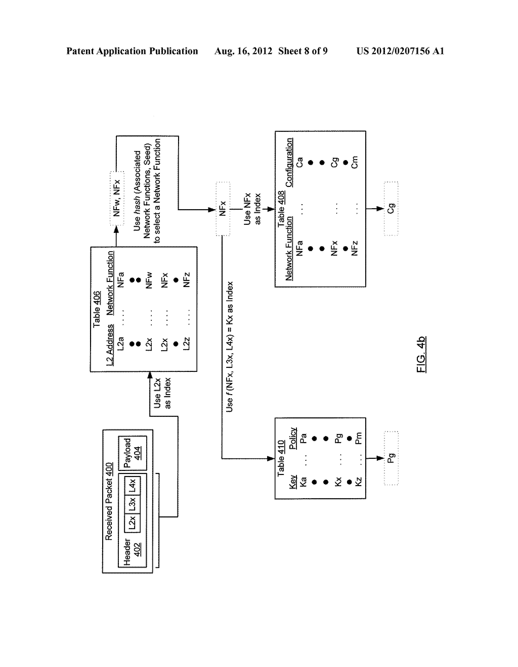 METHOD AND SYSTEM FOR ROUTING NETWORK TRAFFIC FOR A BLADE SERVER - diagram, schematic, and image 09