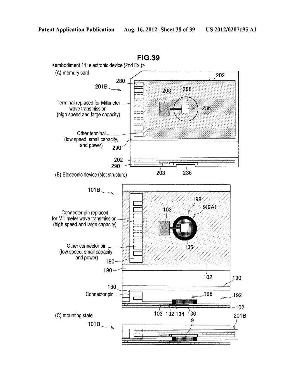 SIGNAL TRANSMISSION DEVICE, ELECTRONIC DEVICE, AND SIGNAL TRANSMISSION     METHOD - diagram, schematic, and image 39