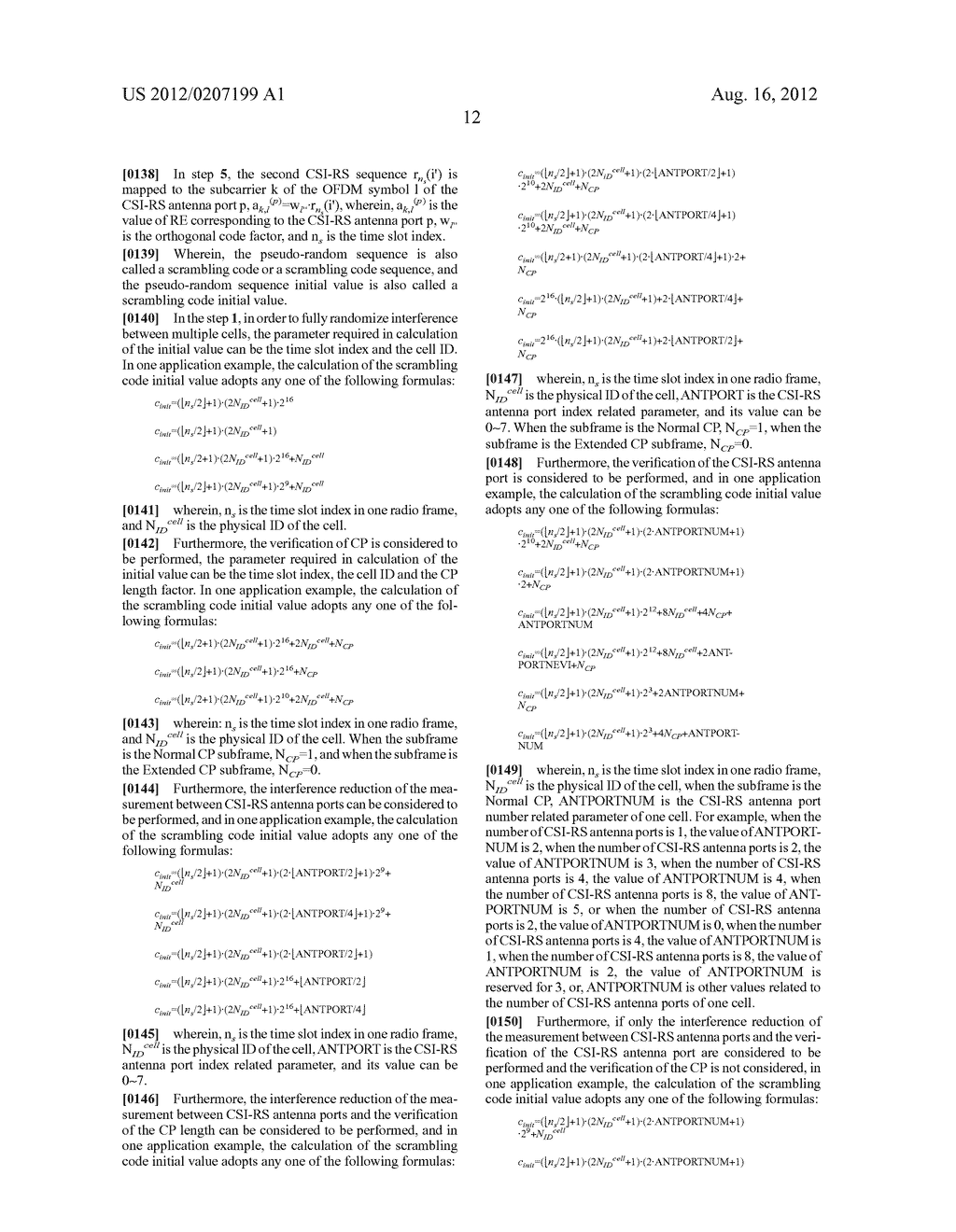 METHOD AND DEVICE FOR GENERATING AND MAPPING CHANNEL STATE INFORMATION     REFERENCE SIGNAL SEQUENCE - diagram, schematic, and image 22