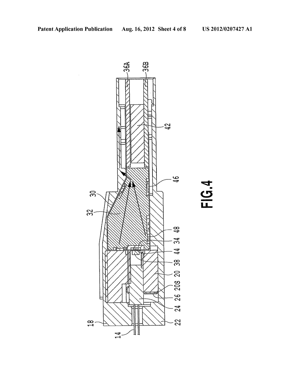 OPTICAL MODULE CONNECTION DEVICE - diagram, schematic, and image 05