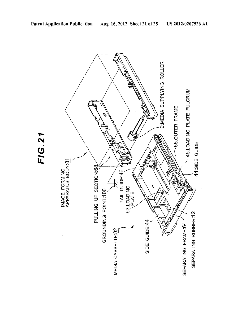 IMAGE FORMING APPARATUS HAVING FIRST AND SECOND GROUND CONDUCTING ROUTES - diagram, schematic, and image 22
