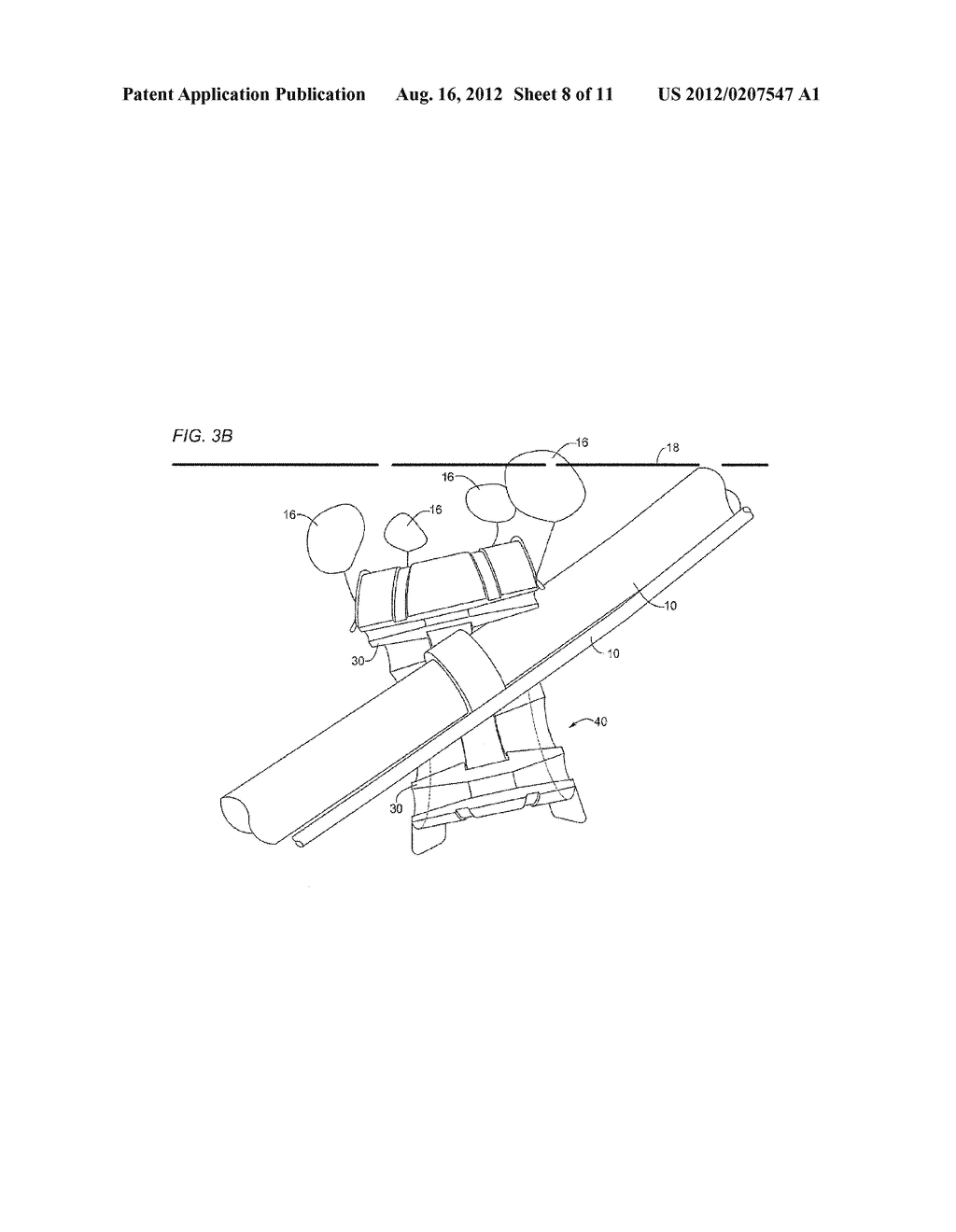 SYSTEM, METHOD AND APPARATUS FOR SUBSEA INSTALLATION OF BUOYANCY MODULES - diagram, schematic, and image 09