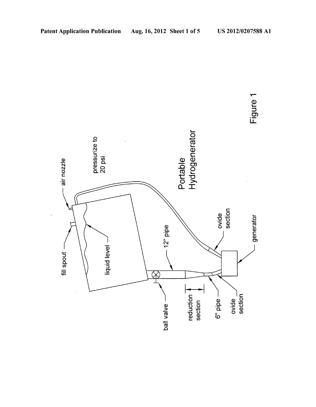 Portable Hydro Electric Generator - diagram, schematic, and image 02