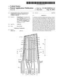 INTEGRATED AXIAL AND TANGENTIAL SERPENTINE COOLING CIRCUIT IN A TURBINE     AIRFOIL diagram and image