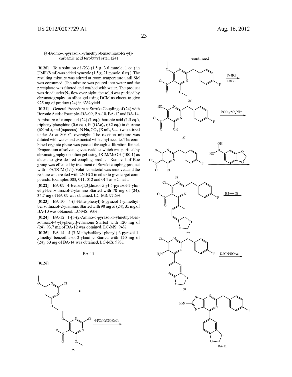 SUBSTITUTED BENZOAZOLE PDE4 INHIBITORS FOR TREATING PULMONARY AND     CARDIOVASCULAR DISORDERS - diagram, schematic, and image 24