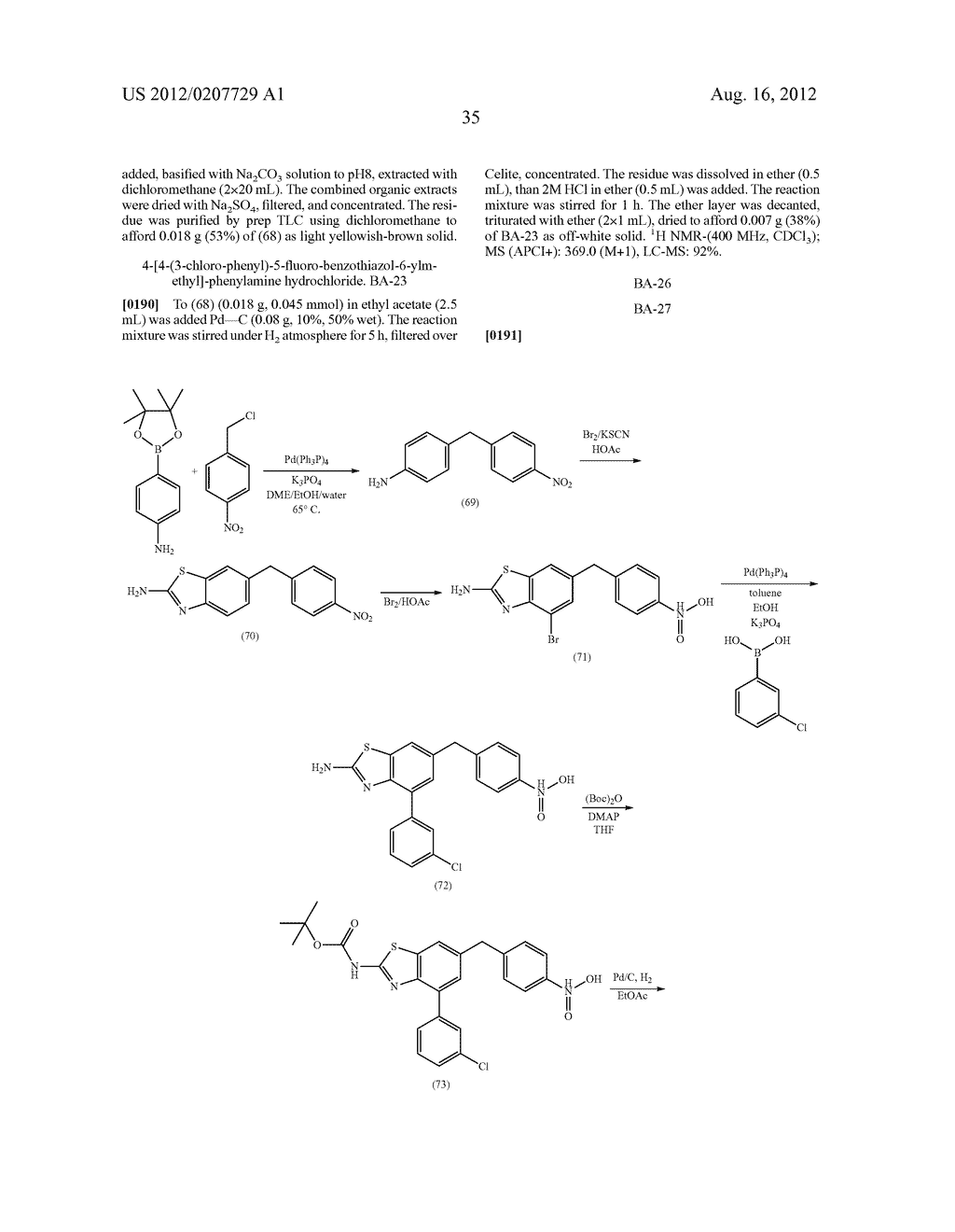 SUBSTITUTED BENZOAZOLE PDE4 INHIBITORS FOR TREATING PULMONARY AND     CARDIOVASCULAR DISORDERS - diagram, schematic, and image 36