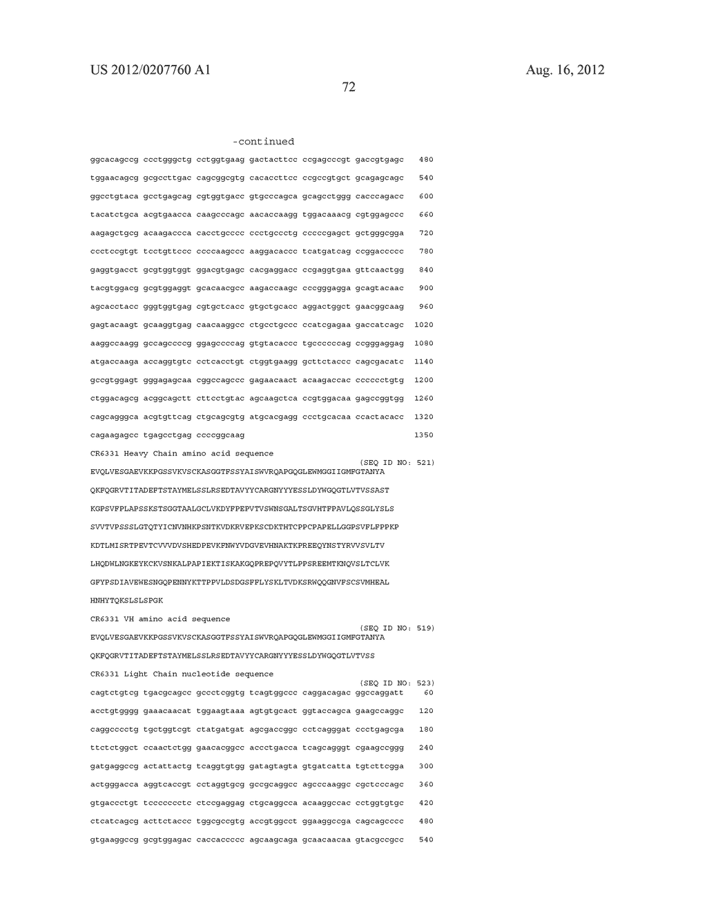 Compositions and Methods for the Therapy and Diagnosis of Influenza - diagram, schematic, and image 110