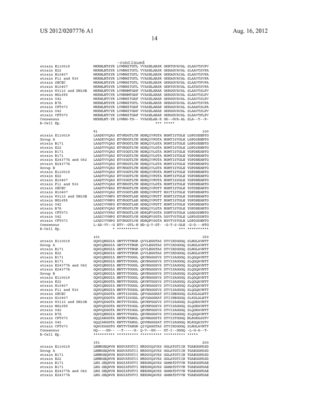 CONSERVED ESCHERICHIA COLI IMMUNOGENS - diagram, schematic, and image 29