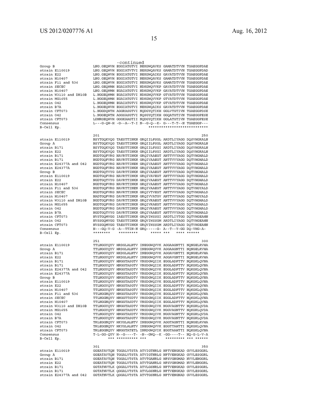 CONSERVED ESCHERICHIA COLI IMMUNOGENS - diagram, schematic, and image 30