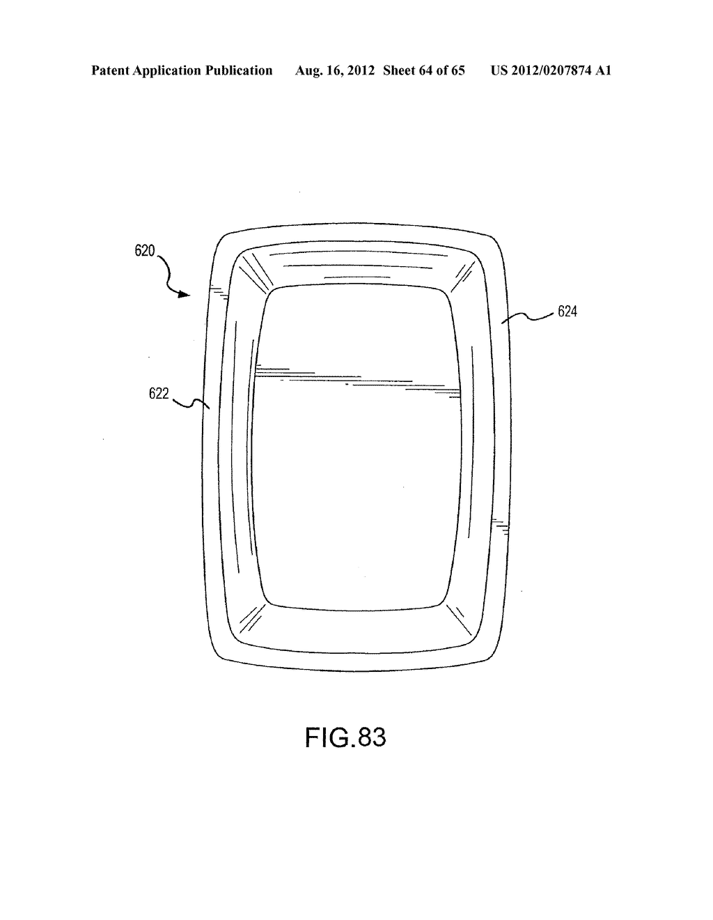 Container Having A Rim Or Other Feature Encapsulated By Or Formed From     Injection-Molded Material - diagram, schematic, and image 65