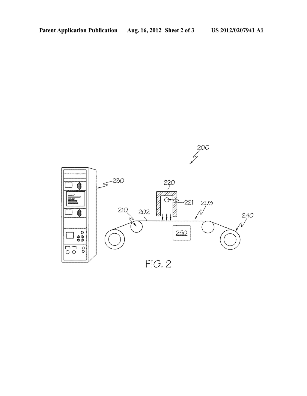 Method for Forming and Stabilizing Printed Conductors on a Flexible     Substrate - diagram, schematic, and image 03