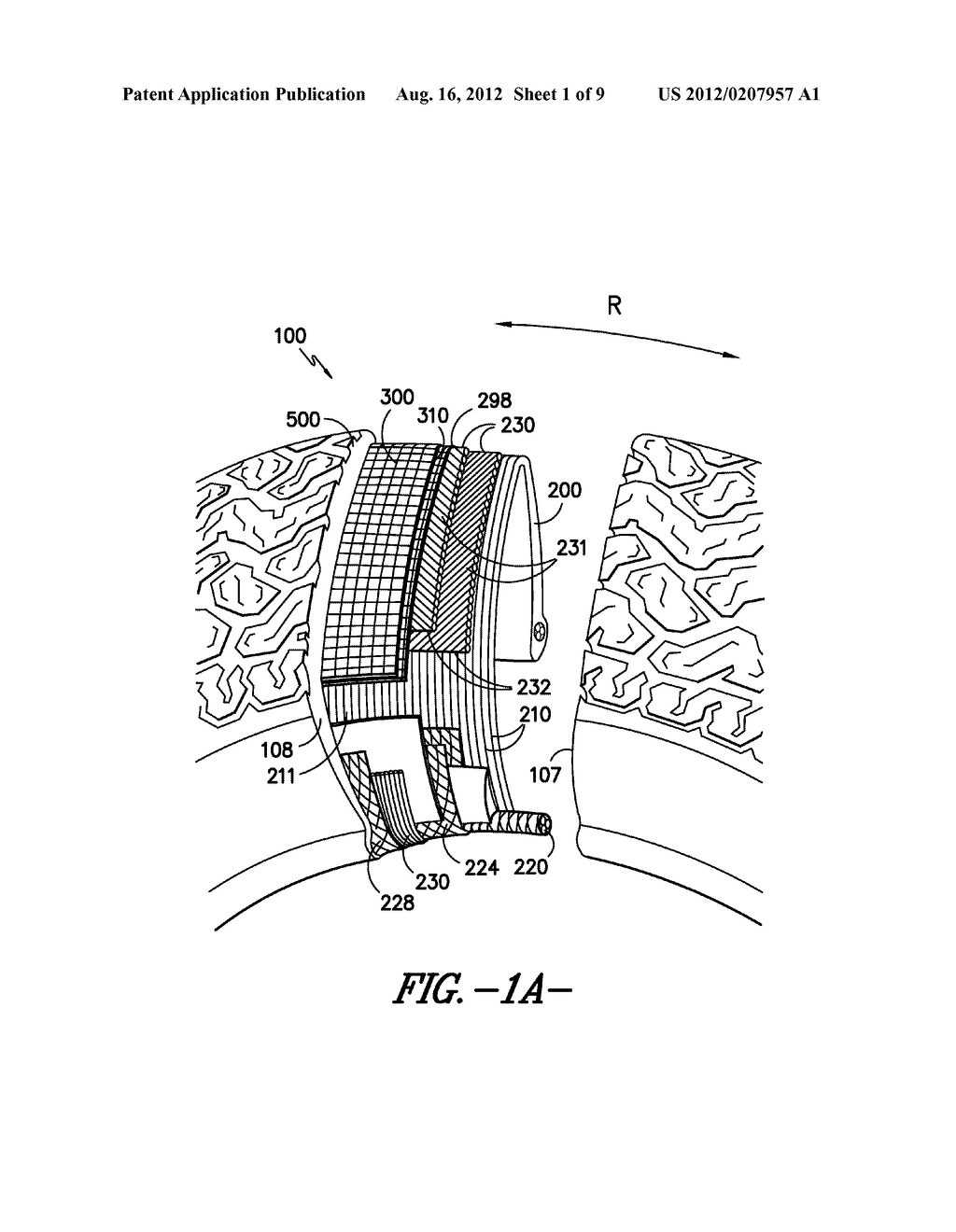 Fabric Reinforced Rubber Article Having Pattern Coated Reinforcement     Fabric - diagram, schematic, and image 02