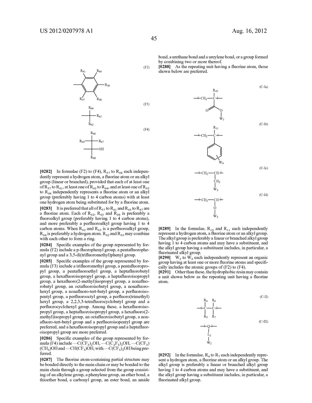 ACTINIC-RAY-SENSITIVE OR RADIATION-SENSITIVE RESIN COMPOSITION, AND RESIST     FILM AND PATTERN FORMING METHOD USING THE SAME COMPOSITION - diagram, schematic, and image 46