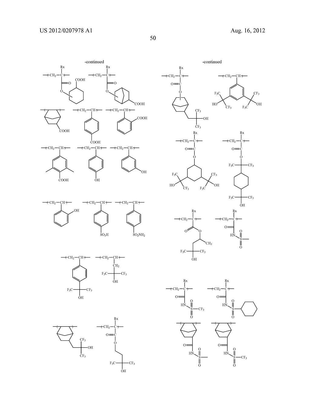 ACTINIC-RAY-SENSITIVE OR RADIATION-SENSITIVE RESIN COMPOSITION, AND RESIST     FILM AND PATTERN FORMING METHOD USING THE SAME COMPOSITION - diagram, schematic, and image 51