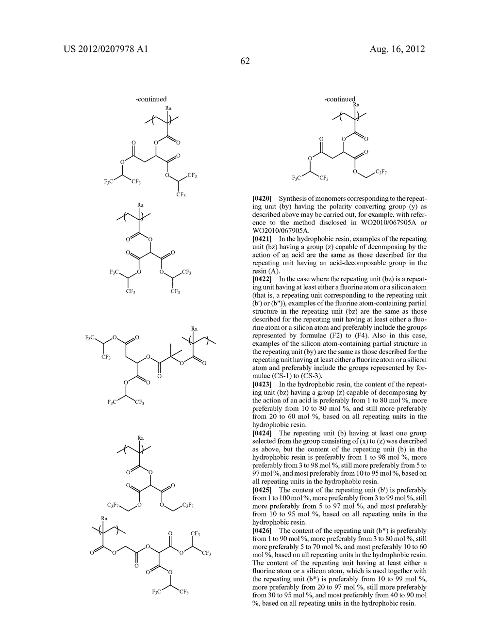 ACTINIC-RAY-SENSITIVE OR RADIATION-SENSITIVE RESIN COMPOSITION, AND RESIST     FILM AND PATTERN FORMING METHOD USING THE SAME COMPOSITION - diagram, schematic, and image 63