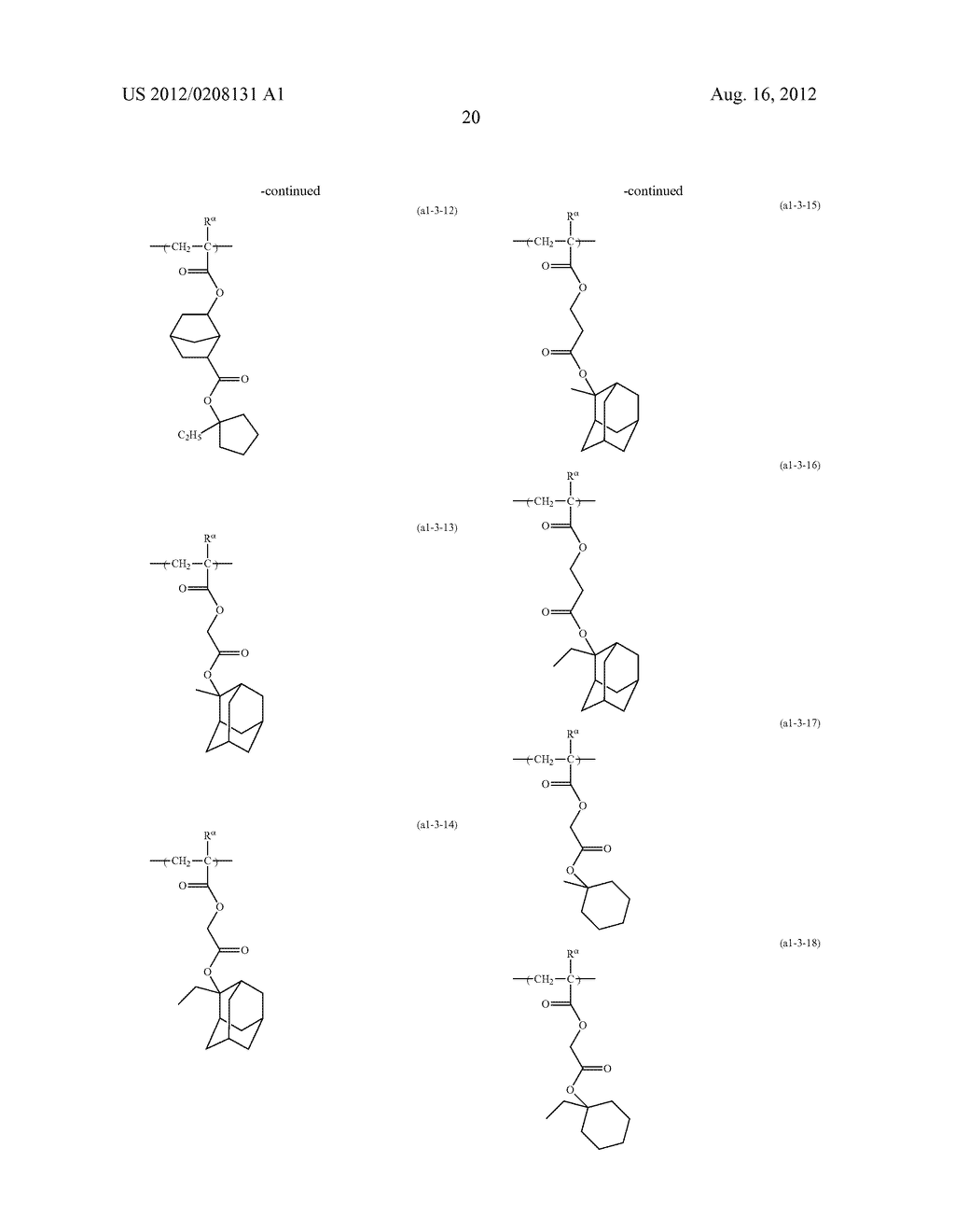 METHOD OF FORMING RESIST PATTERN - diagram, schematic, and image 21
