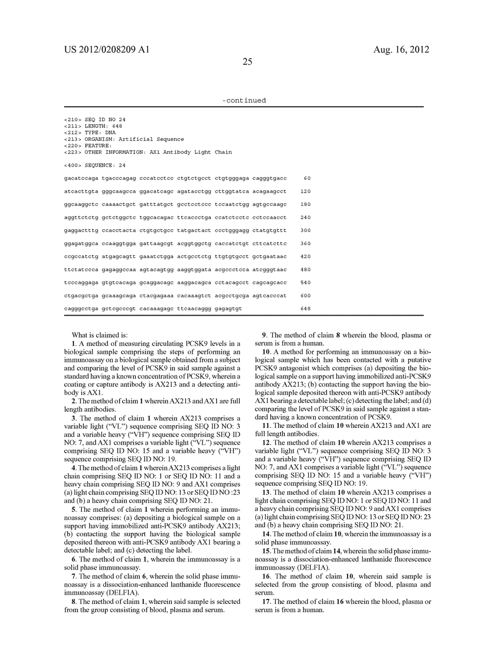 PCSK9 IMMUNOASSAY - diagram, schematic, and image 29