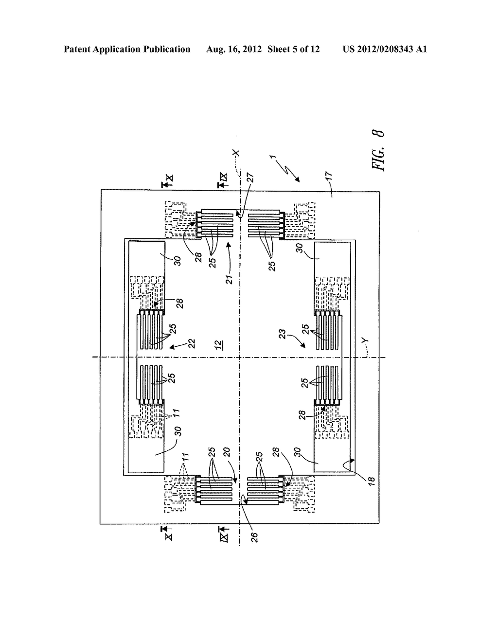 METHOD FOR MANUFACTURING A MICRO-ELECTRO-MECHANICAL DEVICE, IN PARTICULAR     AN OPTICAL MICROSWITCH, AND MICRO-ELECTRO-MECHANICAL DEVICE THUS OBTAINED - diagram, schematic, and image 06