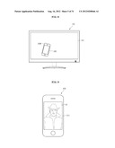 METHOD OF TRANSMITTING AND RECEIVING DATA, DISPLAY DEVICE AND MOBILE     TERMINAL USING THE SAME diagram and image