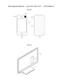 METHOD OF TRANSMITTING AND RECEIVING DATA, DISPLAY DEVICE AND MOBILE     TERMINAL USING THE SAME diagram and image