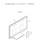 METHOD OF TRANSMITTING AND RECEIVING DATA, DISPLAY DEVICE AND MOBILE     TERMINAL USING THE SAME diagram and image