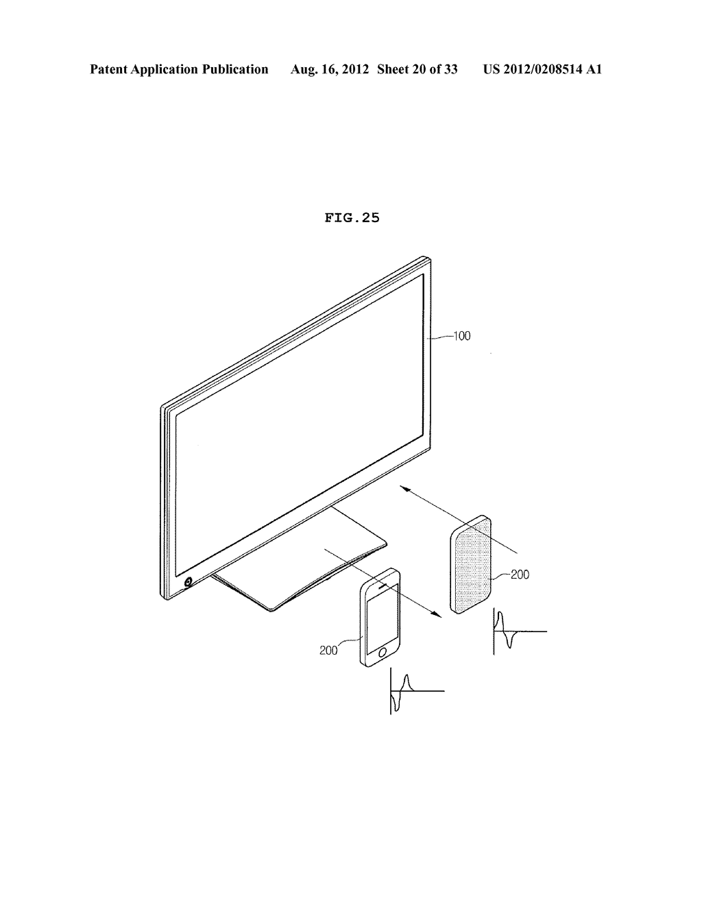 METHOD OF TRANSMITTING AND RECEIVING DATA, DISPLAY DEVICE AND MOBILE     TERMINAL USING THE SAME - diagram, schematic, and image 21