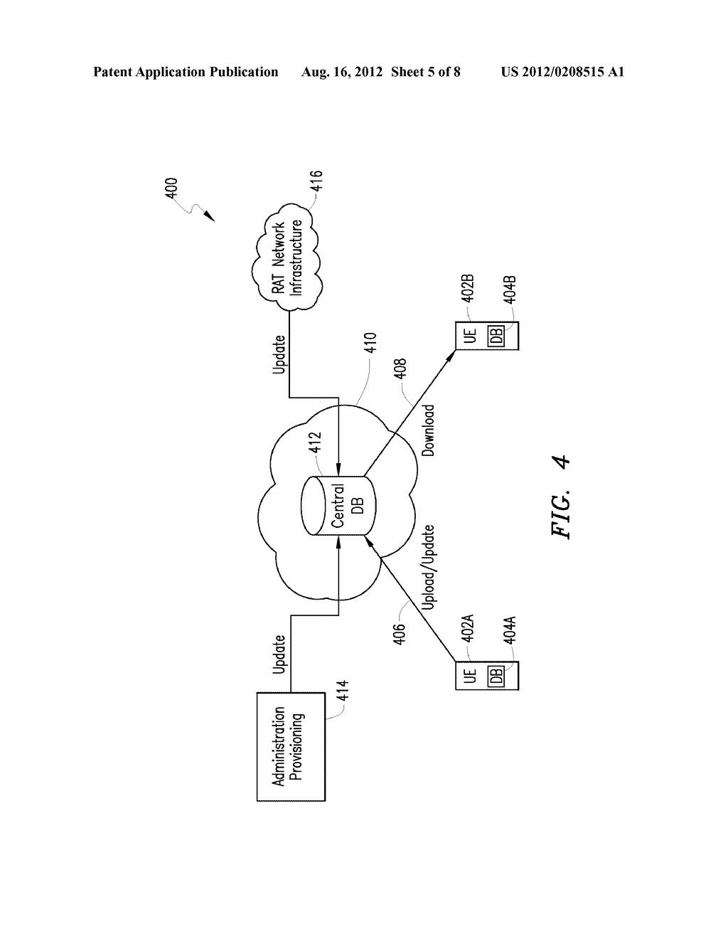 Cross-Technology Coverage Mapping System and Method for Modulating     Scanning Behaviour of a Wireless User Equipment (UE) Device - diagram, schematic, and image 06