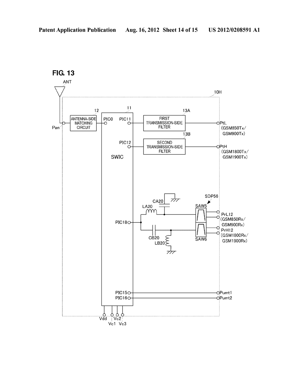 HIGH-FREQUENCY MODULE - diagram, schematic, and image 15