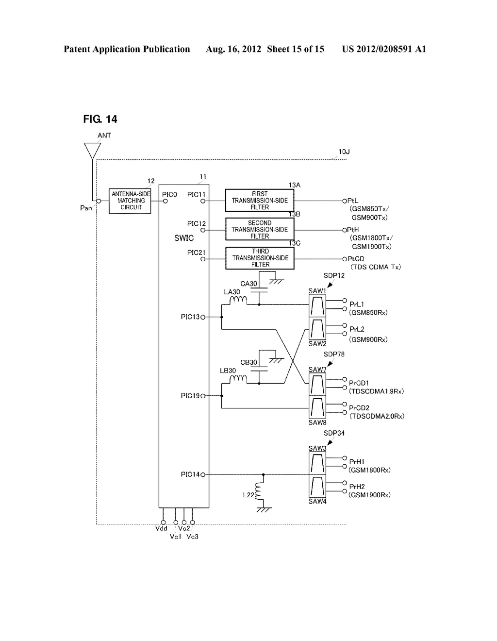 HIGH-FREQUENCY MODULE - diagram, schematic, and image 16