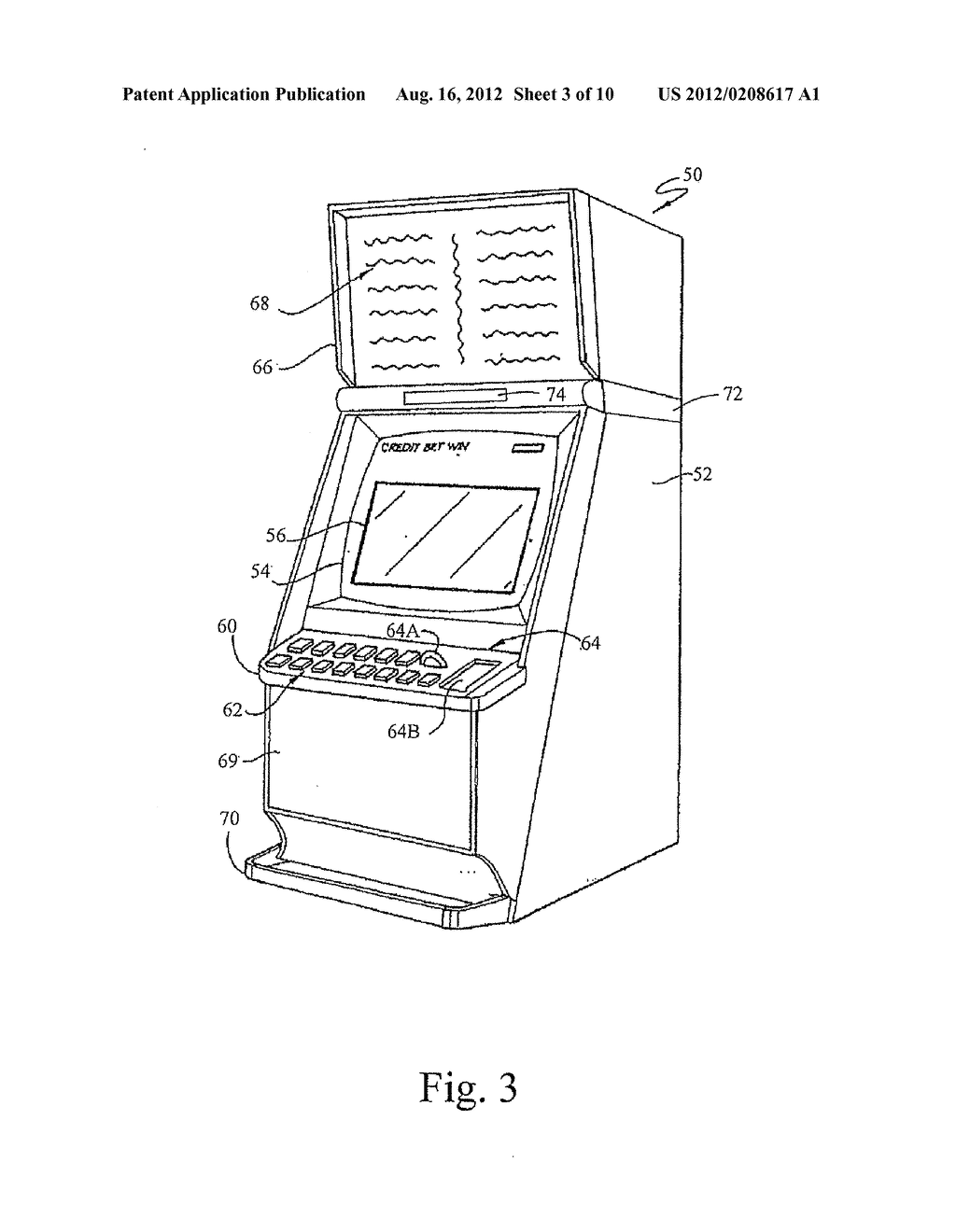 GAMING SYSTEM AND A METHOD OF GAMING - diagram, schematic, and image 04